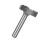 T Type Router Bit 45# Carbon Steel 3-Flute with 10