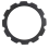 Fiets Crank Lock Ring Fiets Crankstellen Kettingblad Lockring 1