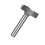 T Type Router Bit 45# Carbon Steel 3-Flute with 4