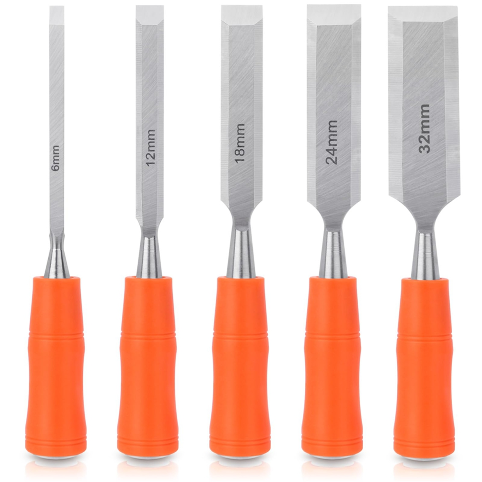 5 Piece Wood Chisel Sets Woodworking Tools Set, Wood Chisels 4713648026634