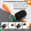Verfrollerset met structuur, 4 inch bedliner-rollerhoezen met frame 6