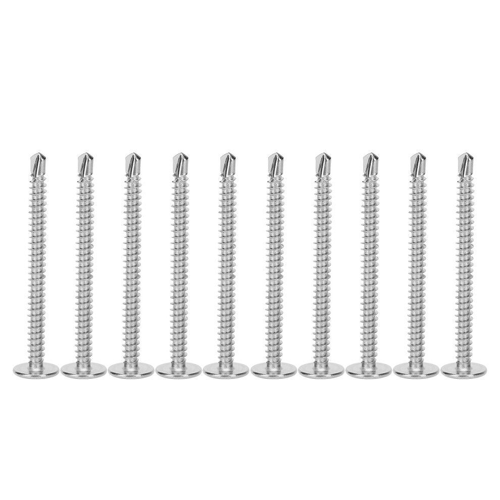 250Pcs Self Tapping Screws 410 Stainless Steel