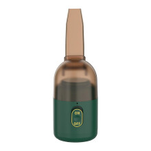 Mini Desk Vacuum Cleaner - Cordless Portable Dust Remover with Strong Suction for Keyboard, Office, and Home Use - Dark Green