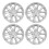 4PCS 18in Wheel Hub Cap Full Wrapping Wheel Hub 2