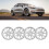 4PCS 18in Wheel Hub Cap Full Wrapping Wheel Hub 12