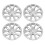 4PCS 18in Wheel Hub Cap Full Wrapping Wheel Hub 3