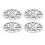 4PCS 18in Wheel Hub Cap Full Wrapping Wheel Hub 10