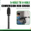 Five-Hole to Four-Hole Conversion Rod Checkered 4