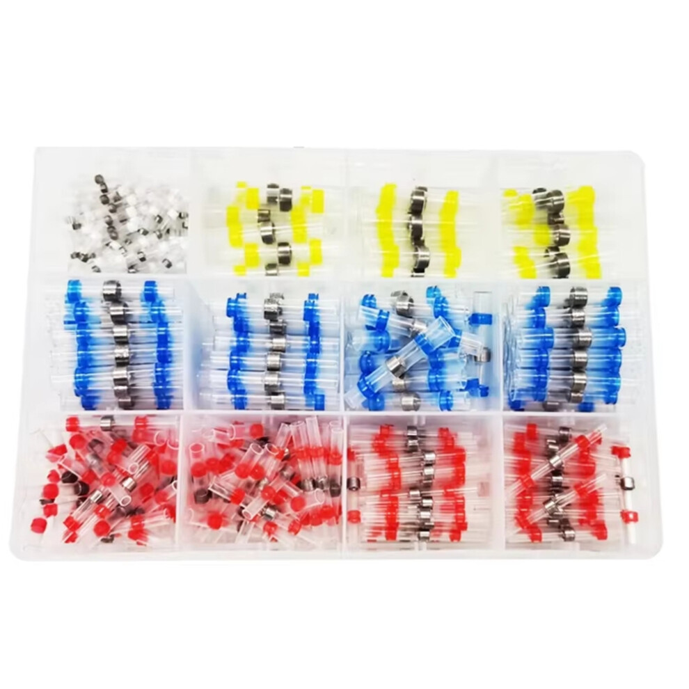 250Pcs Heat Shrink Connectors, Splice Terminal 4713648011357