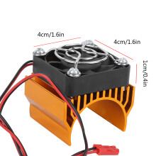 36mm Aluminium Kühler für 1/10 RC-Auto-Motor, Schwarz, Blau, Rot