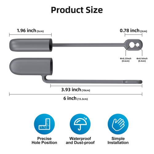 2 tapas protectoras para extremos de cable Ethernet 1