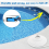 120ft Liner Lock Inground Pool Pärlformad Kil T-Shape Lock Rulle 6