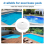 120ft Liner Lock Inground Pool Pärlformad Kil T-Shape Lock Rulle 3