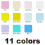 Folhas de vinil para transferência térmica 12x10 polegadas - para coleção Bohemian Color 3