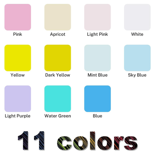 Folhas de vinil para transferência térmica 12x10 polegadas - para coleção Bohemian Color 2