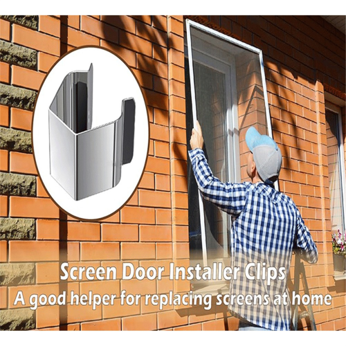 Screen Door Tool Kit - 20 Pieces Screen Installer Clips A 1