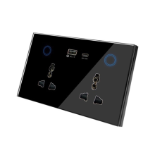 Tuya WIFI Smart Wall Socket with USB Type-C UK Smart Plug UK plug A