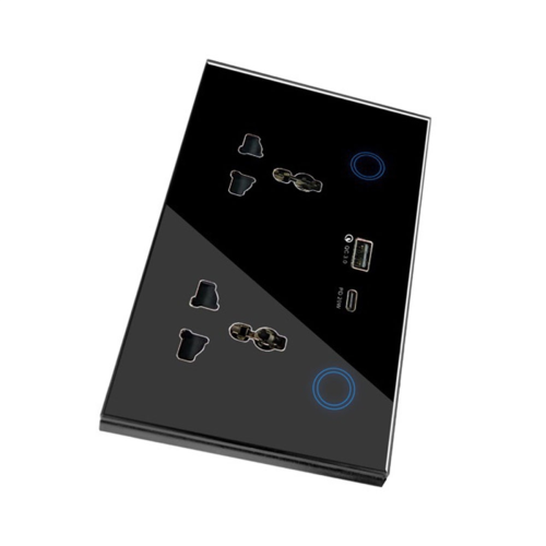 Tuya WIFI Smart Wall Socket with USB Type-C UK Smart Plug UK plug A 1