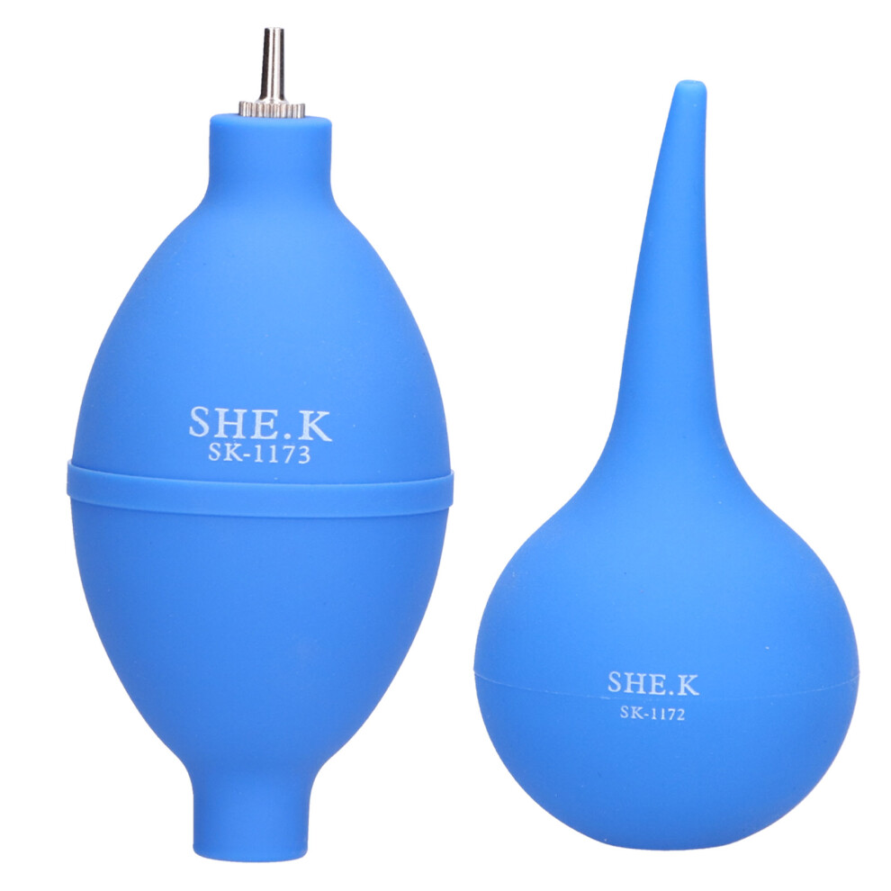 2Pcs Bulb Air Blower Rubber Mini Squeeze