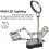 Adjustable Helping Hands Soldering Station with Portable Stand, Light, Clips, and Tool Modelling Kit for Precision Tasks 3