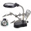 Adjustable Helping Hands Soldering Station with Portable Stand, Light, Clips, and Tool Modelling Kit for Precision Tasks 4