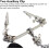 Adjustable Helping Hands Soldering Station with Portable Stand, Light, Clips, and Tool Modelling Kit for Precision Tasks 5