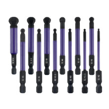 12Pcs Allen Wrench Drill Bit Set Hexagonal Steel Screwdriver Bits for Assembling Accessories Compatible with Power Tools