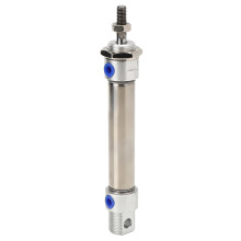 Mini Edelstahl Pneumatik-Luftzylinder MA20x100, 20 mm Durchmesser