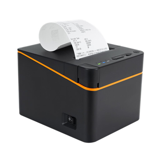 Thermal Receipt Printer 3 1/8 Inch 80mm Direct Thermal Printer with USB Connection Automatic Paper Cutter for Kitchen Use