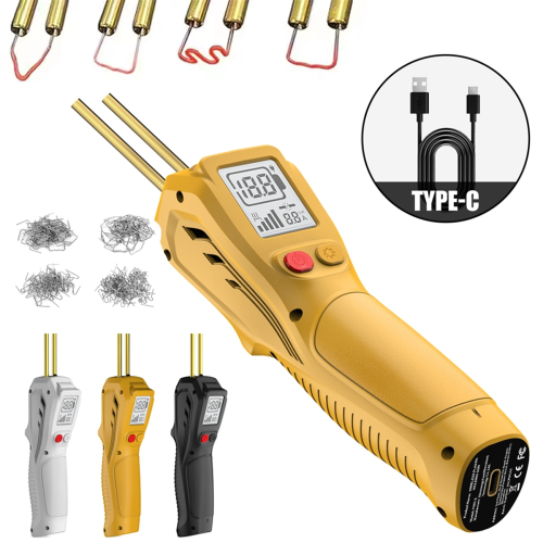 Handheld Wireless Charging Plastic Welding Tool Yellow 2