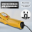 Handheld Wireless Charging Plastic Welding Tool Yellow 5