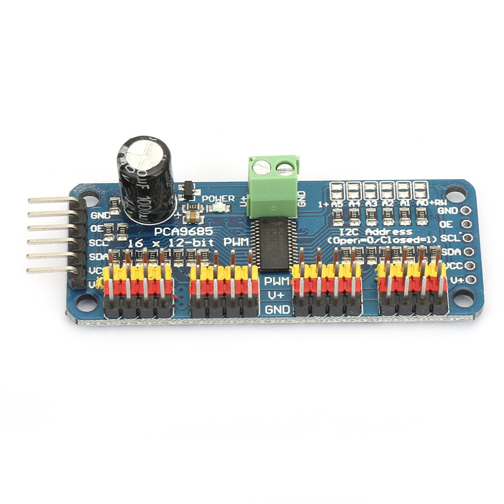 PCA9685 16 Channels 12Bit PWM Servo Shield Motor