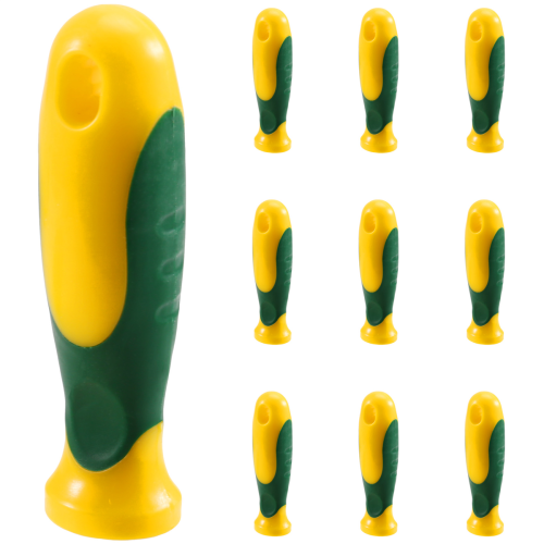 10Pcs Rubber File Handle Rectangular Hole Ergonomic Handles 1