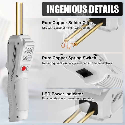 Handheld Wireless Charging Plastic Welding Tool White 1
