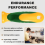 10Pcs Rubber File Handle Rectangular Hole Ergonomic Handles 6