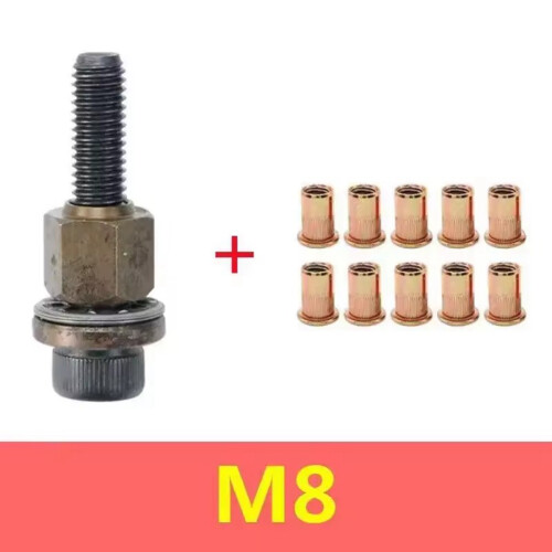 Manuell nitskruv Nitmutterverktyg Adapter 11 st M8 1