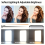 Genopladeligt magnetisk LED selfielys, til / bærbar / pc, makeup 3