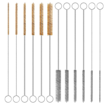 12-Pieces Brass Wire Brush Stainless Steel Wire Brush Set