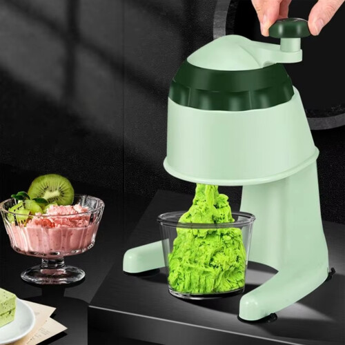Manual Ice Shaver, Summer Snow Cone Machine for Flavored Snacks 2