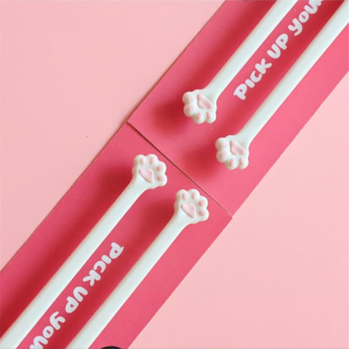 Cat Paws Chopsticks,Reusable Non-Slip Pink Chopsticks 1