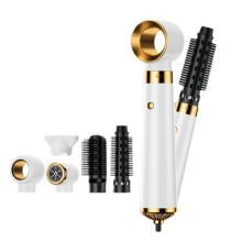 5-in-1 Elektrischer Haartrockner Heißluftbürste Föhn Styling Set,A(EU)