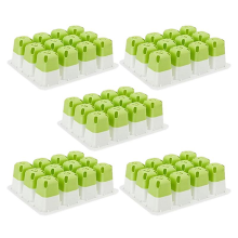 Frøplantebrett, silikonbrett for potteplanter, sett med 5