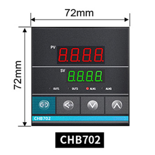 Dual Output SSR+Relay CHB702 Thermostat Digital Display Intelligent 2