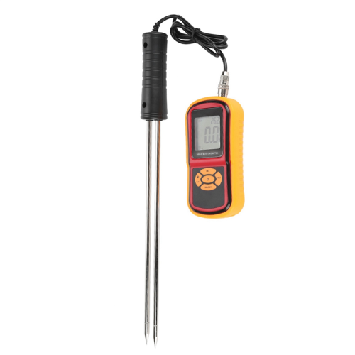 Moisture Meter Portable Digital LCD Grain Moisture Temperature Meter 2