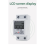 DDS1108 Digital elmåler Multifunktionel wattmeter LCD 2