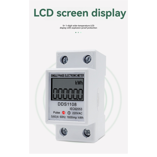 DDS1108 Digital elmåler Multifunktionel wattmeter LCD 1