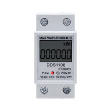 Digitální měřič elektrické energie DDS1108 Multifunkční wattmetr s LCD displejem