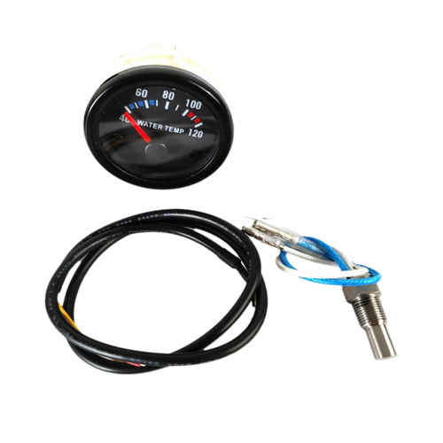 52 mm Car Pointer Water Temperature Gauge Kit LED Light Pointer 2