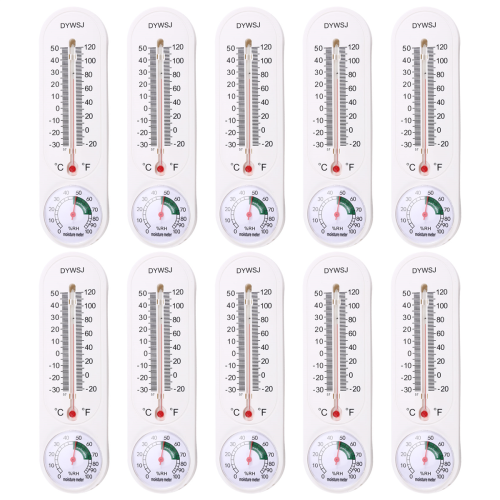 Termometru higrometru interior cu indicator, higrometru vertical de perete