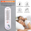 Termometru higrometru interior cu indicator, higrometru vertical de perete 4